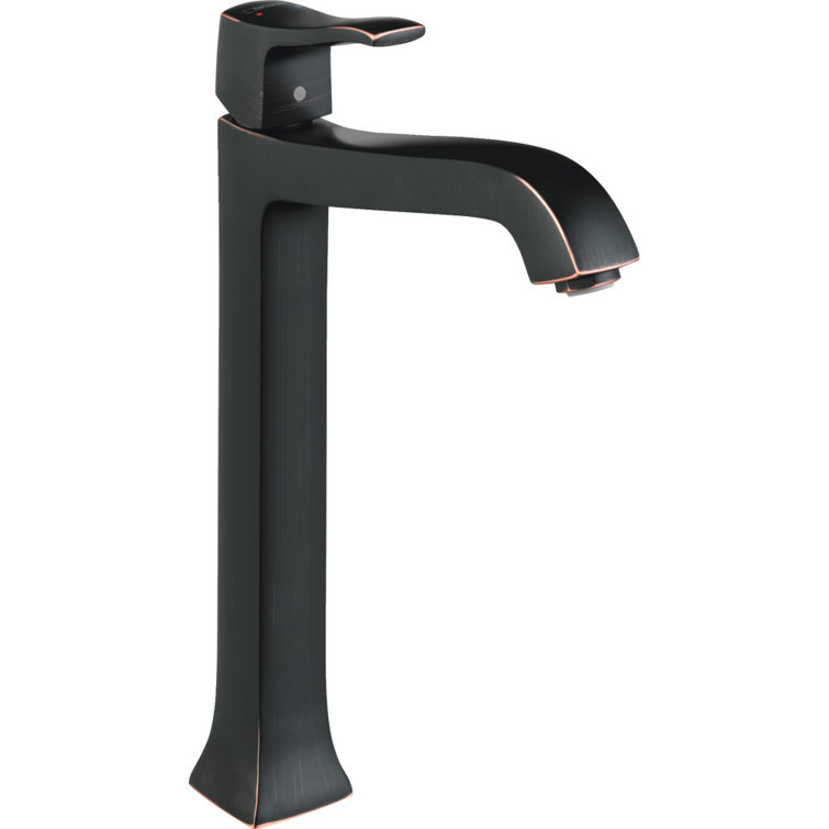 Metris C Tall Single Hole Bronze Faucet with Lever Handle