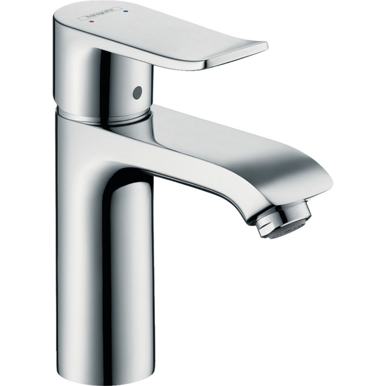Sleek Chrome Single-Hole Bathroom Faucet with Easy Clean Aerator