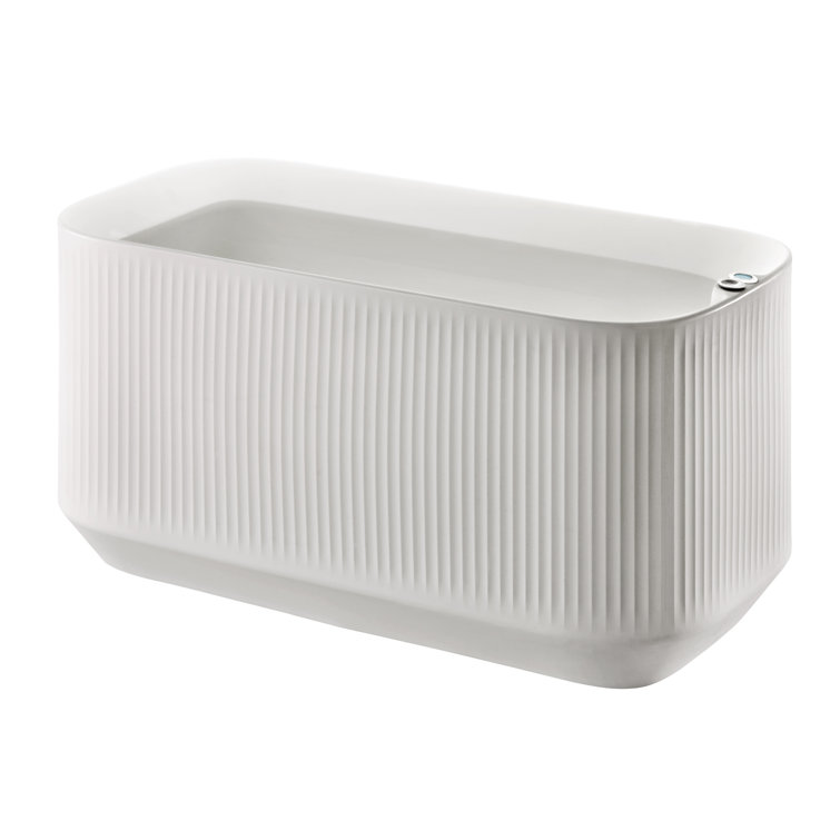 Alpine White Mod Planter Box for Indoor/Outdoor 20"x40"