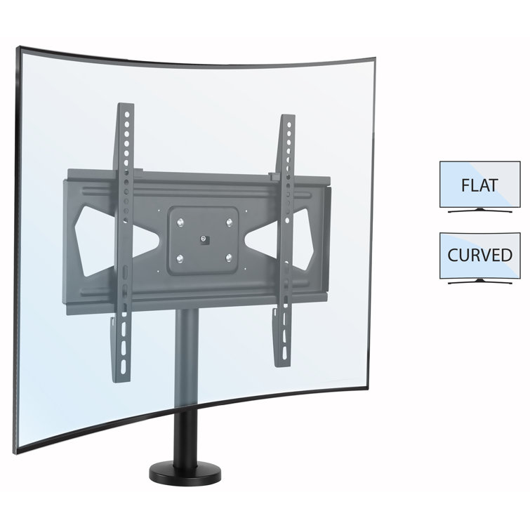 Swivel Secure Heavy-Duty Steel TV Stand for 32"-55" Screens, Black