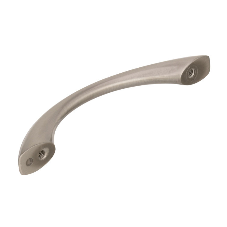 Satin Nickel 3.75'' Arch Cabinet Pulls with Mounting Hardware