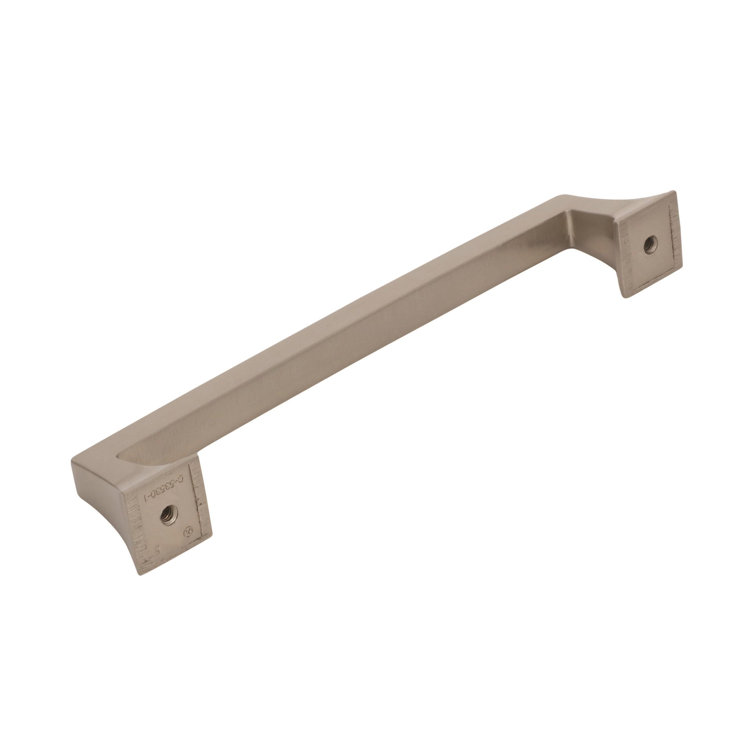 Satin Nickel 8-Inch Mulholland Cabinet Drawer Pull