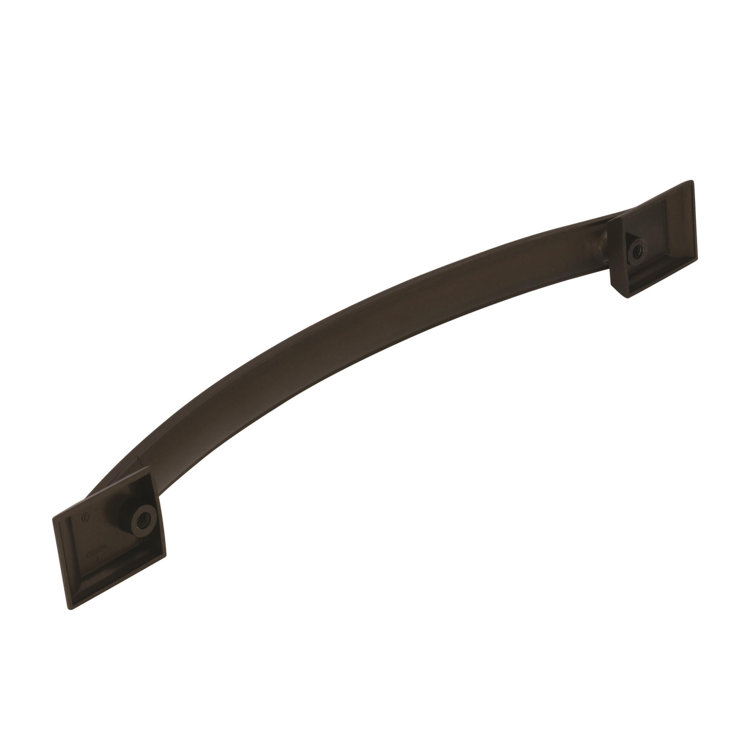 Polished Nickel Modern Appliance Pull with Mounting Hardware