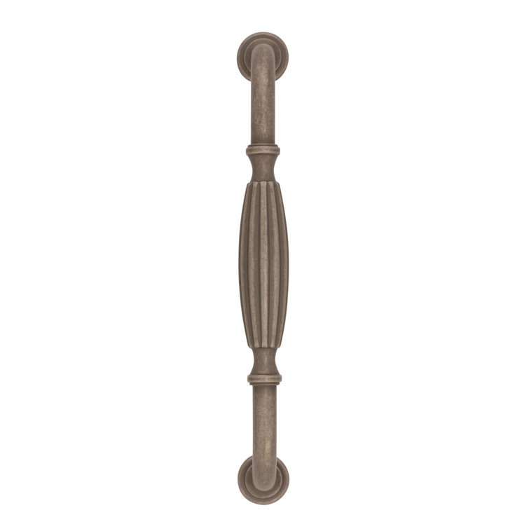 Weathered Nickel Traditional Cabinet Pull with Mounting Hardware
