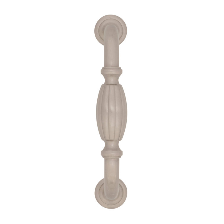 Satin Nickel Traditional Cabinet Pull with Mounting Hardware