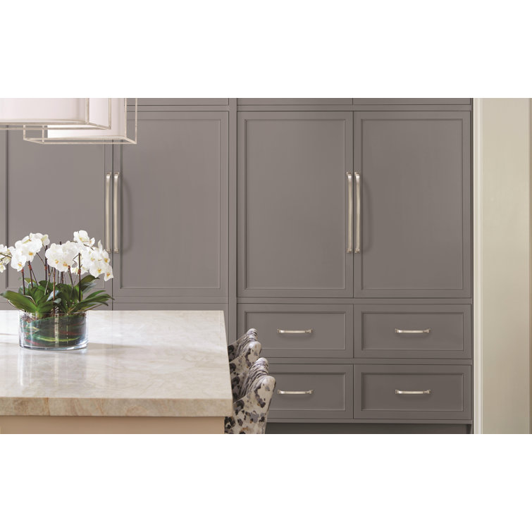 Satin Nickel 12" Traditional Appliance Pull with Mounting Hardware
