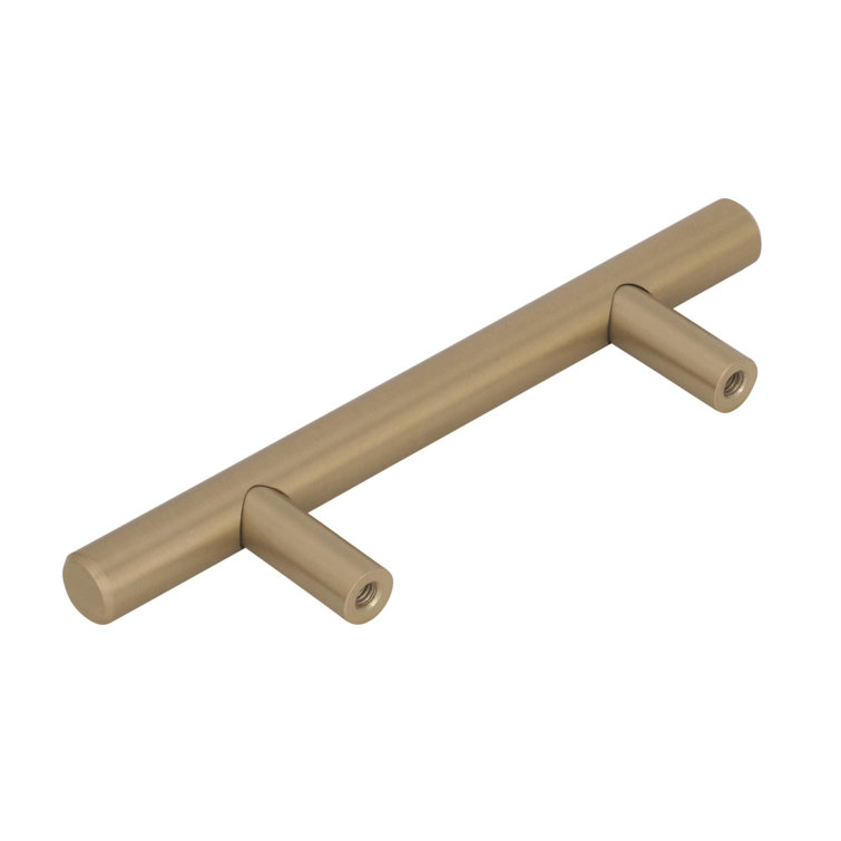 Golden Champagne 12-5/8 inch Steel Bar Pull with Mounting Hardware