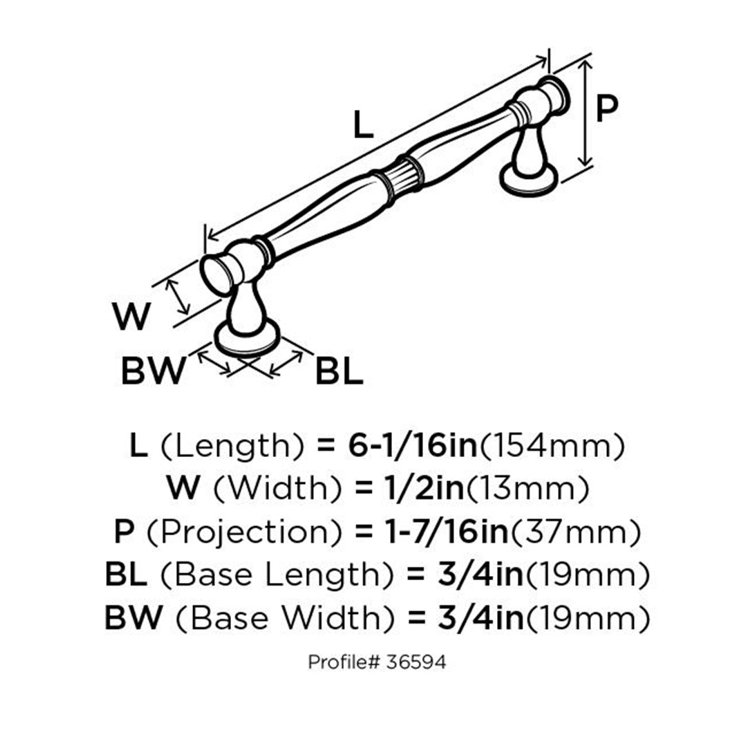 Satin Nickel 3-3/4" Brushed Bar Pull with Mounting Hardware