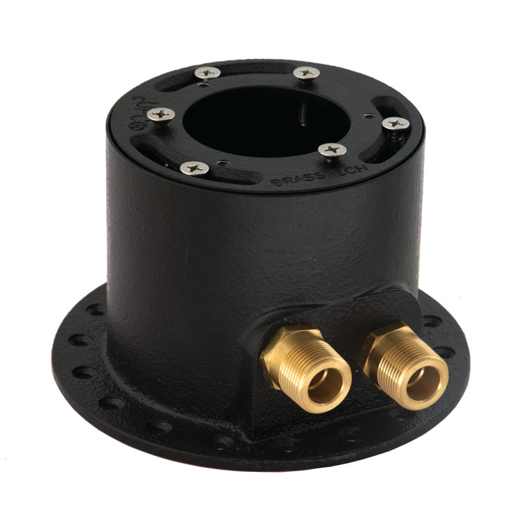 Black Brass Freestanding Tub Filler Rough-In Valve