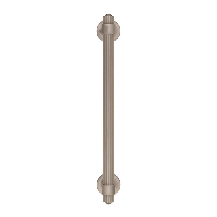 Satin Nickel 6-5/16" Coastal Bar Pull with Mounting Hardware