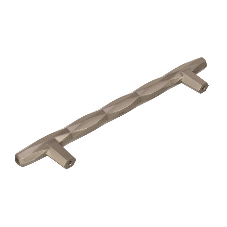 Satin Nickel 6-5/16" Modern Bar Cabinet Pull