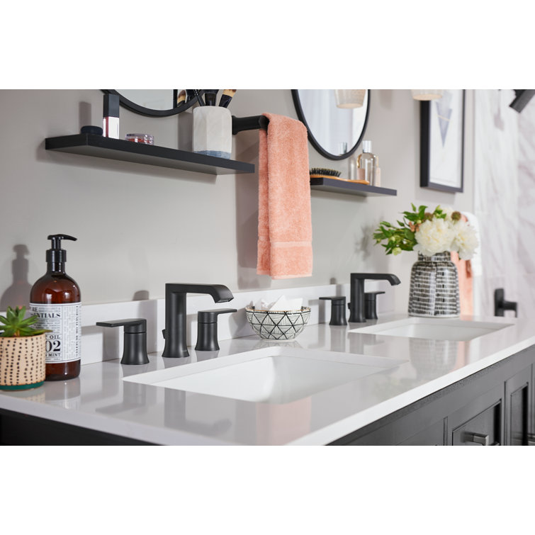 Matte Black Modern Wall Mounted Hand Towel Bar