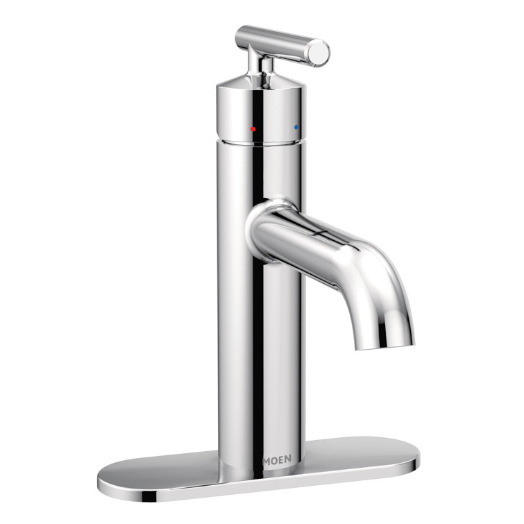 Sleek Modern Chrome Single-Handle 8'' Bathroom Faucet