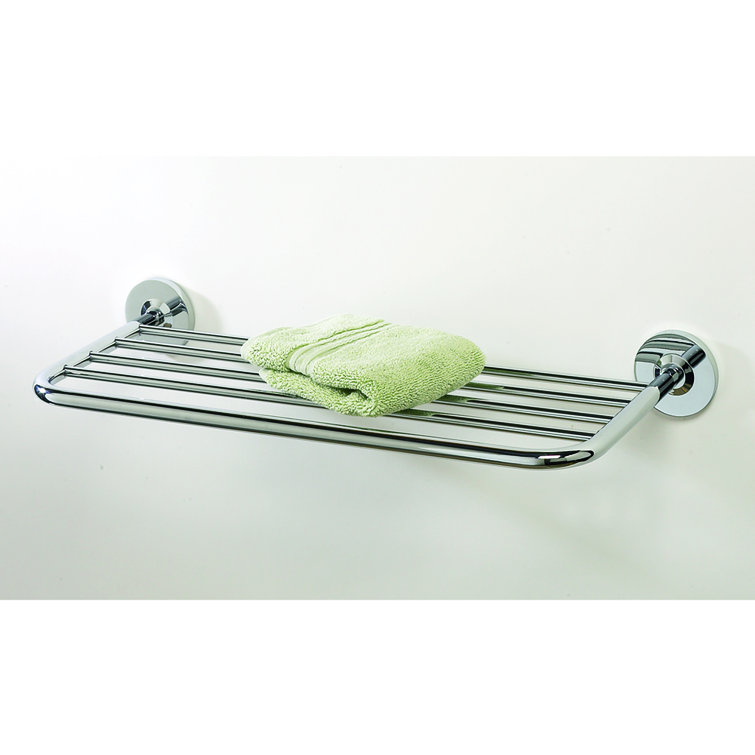 Chrome Wall Mounted 20-Inch Single Bar Towel Rack