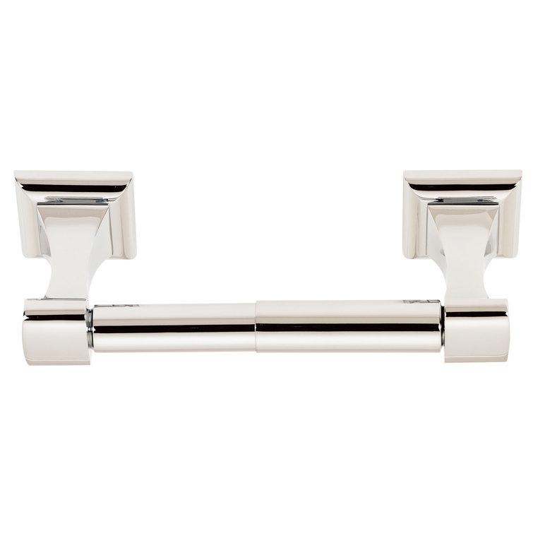 Polished Nickel Wall Mounted Toilet Paper Holder
