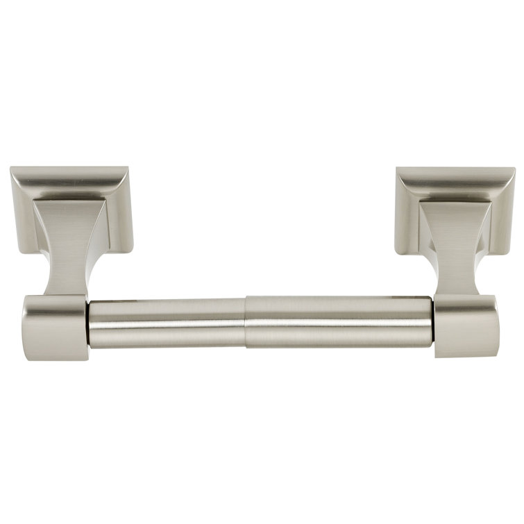Satin Nickel Wall Mounted Toilet Paper Holder