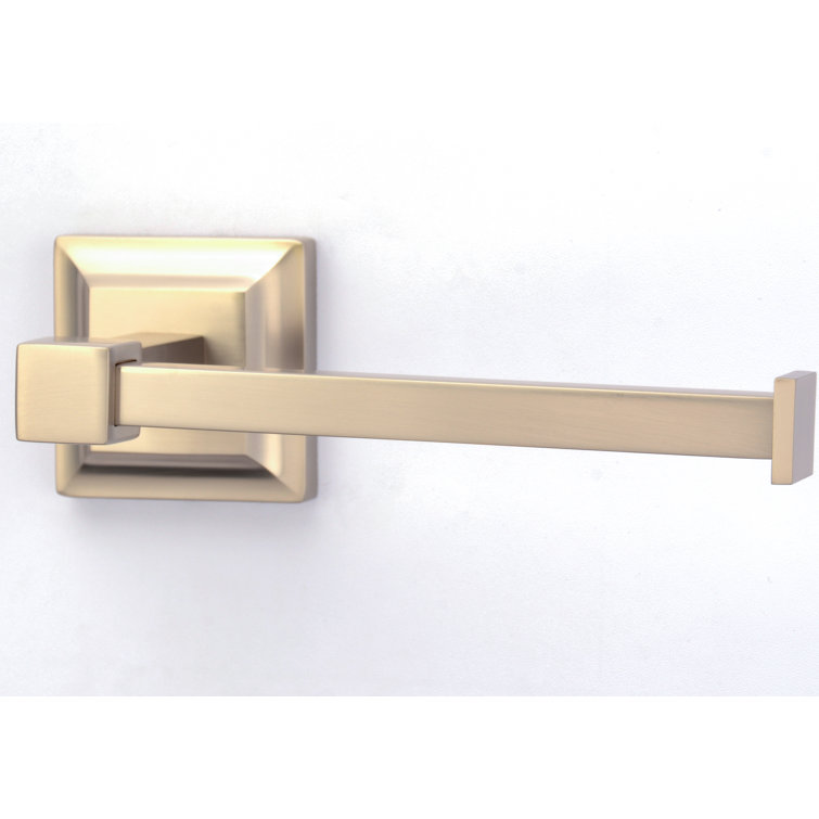 Brushed Nickel Modern Wall Mounted Toilet Paper Holder