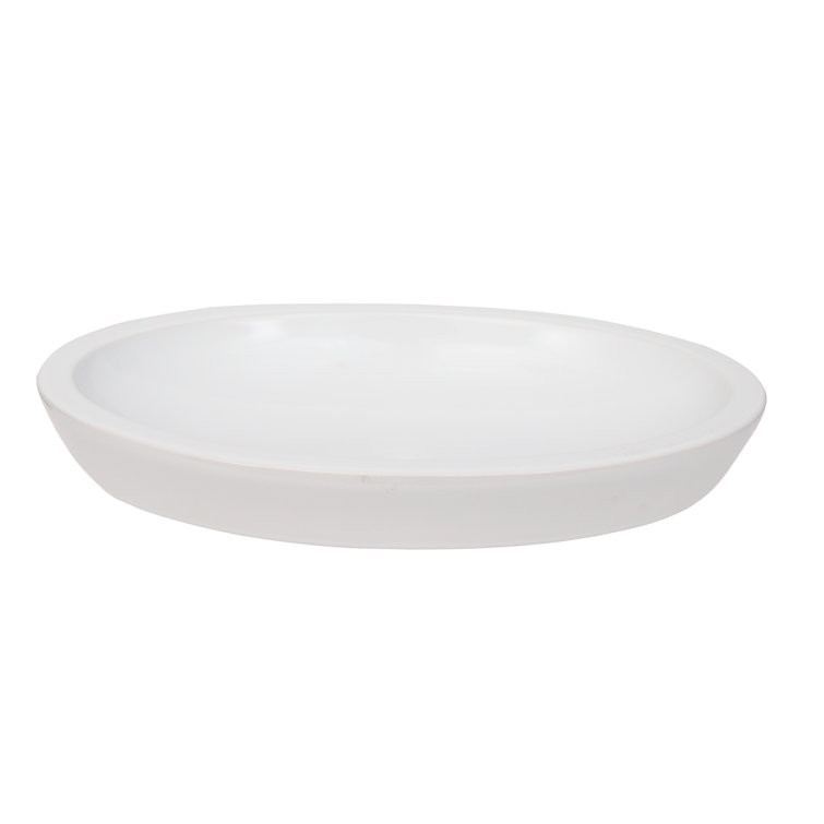 Resort 23" White Vitreous China Oval Vessel Sink