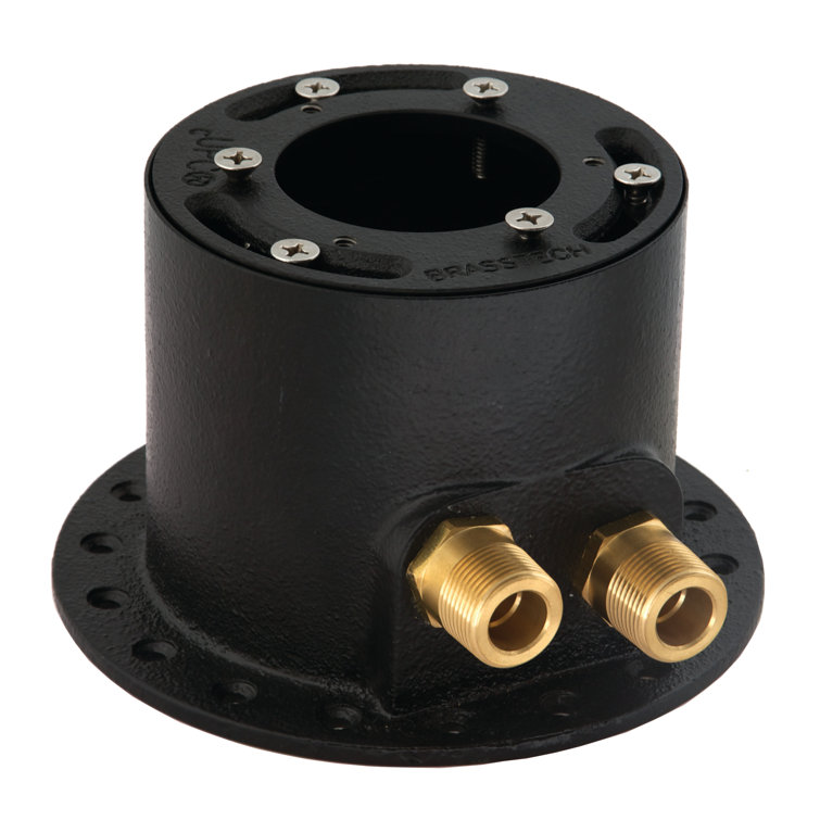 Black Brass Freestanding Tub Filler Rough-In Valve