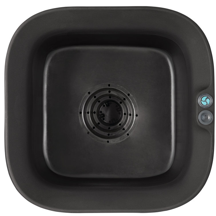 Caviar Black Modern Self-Watering Indoor/Outdoor Planter Box