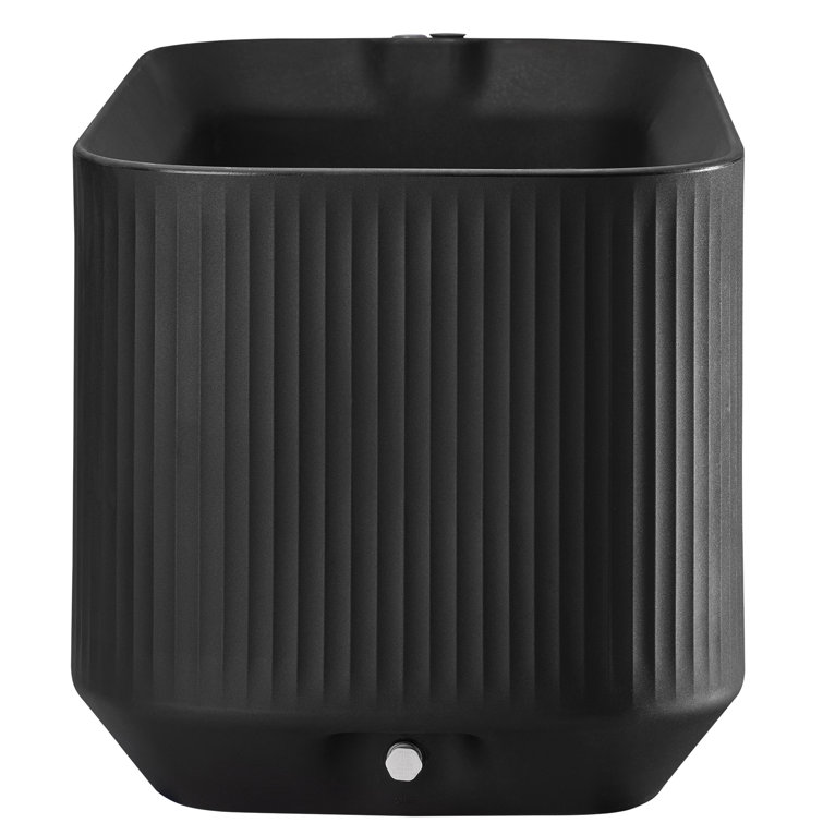 Caviar Black Modern Self-Watering Indoor/Outdoor Planter Box