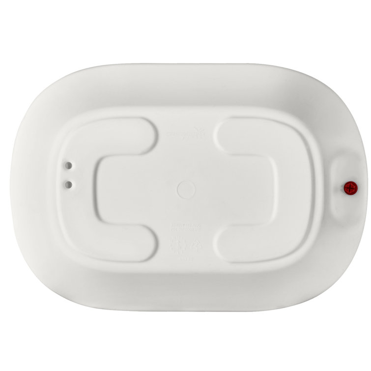 Alpine White Mod 20'' Rectangular Planter with Drainage Hole