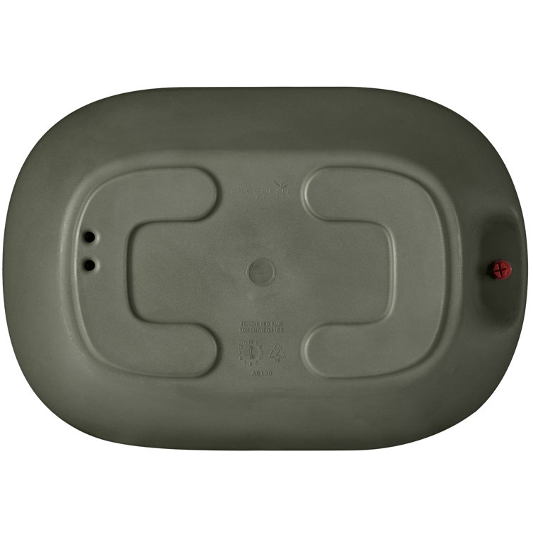 Olive Green Rectangular Resin Indoor/Outdoor Planter Box