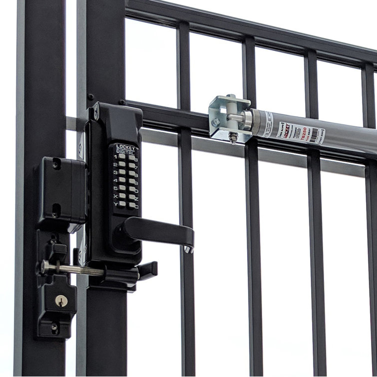 Jet Black Marine Grade Double Combination Gate Lock