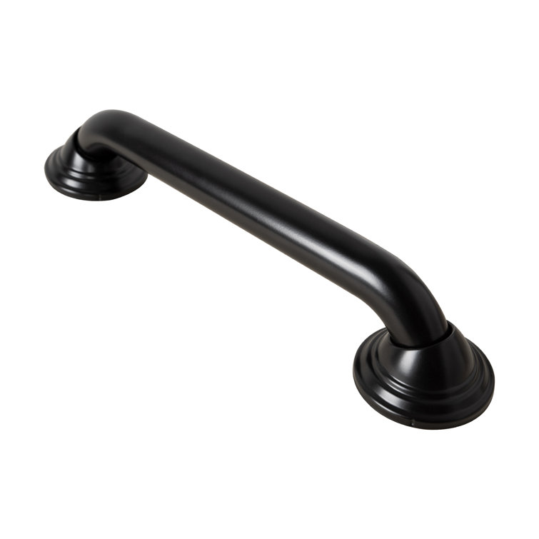 12" Black Stainless Steel Bathroom Safety Grab Bar