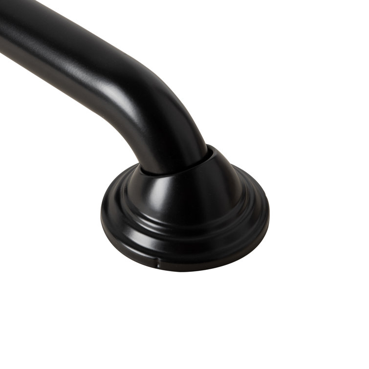 12" Black Stainless Steel Bathroom Safety Grab Bar