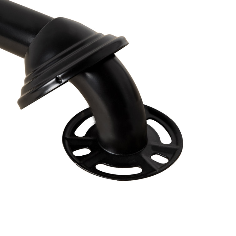 12" Black Stainless Steel Bathroom Safety Grab Bar