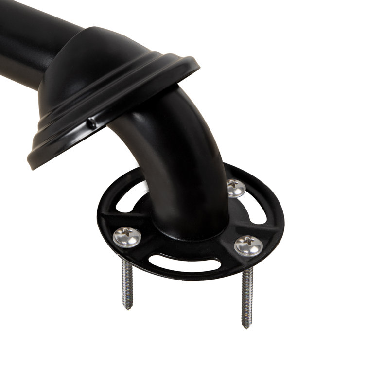 12" Black Stainless Steel Bathroom Safety Grab Bar