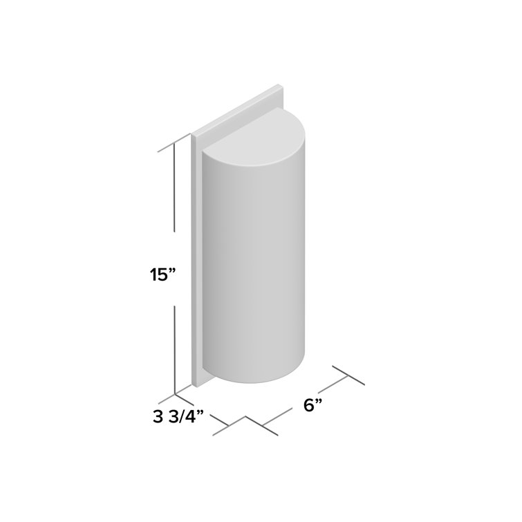 Bronze Steel Dimmable Rectangle Wall Sconce