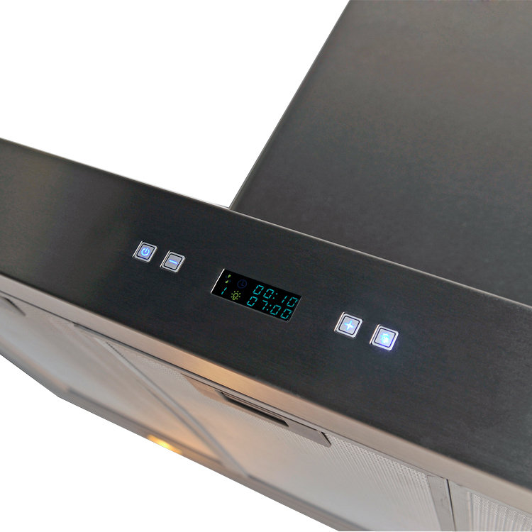 30" Stainless Steel Convertible Wall Mounted Range Hood with Charcoal Filter