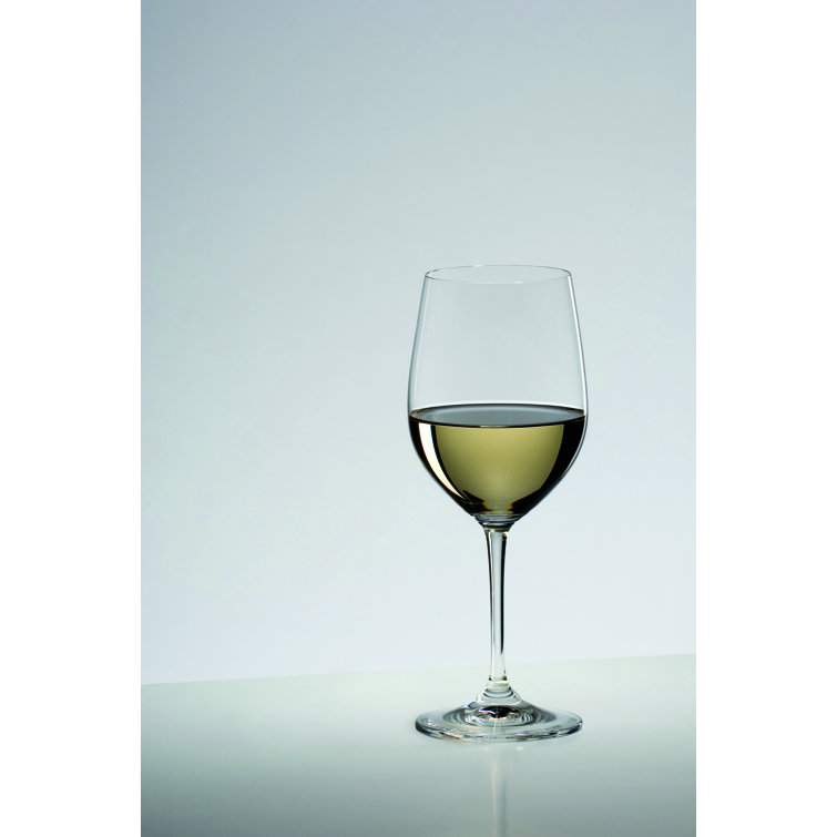 Riedel Vinum 12 oz Clear Crystal Chardonnay Wine Glasses, Set of 2