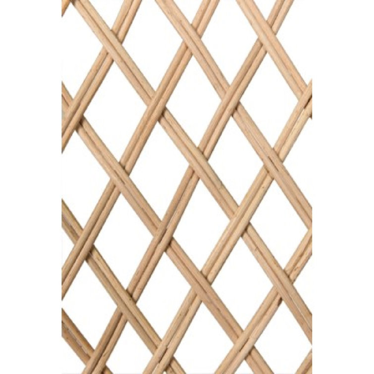 Handcrafted Beige Birch Wood and Rattan Dome Chair