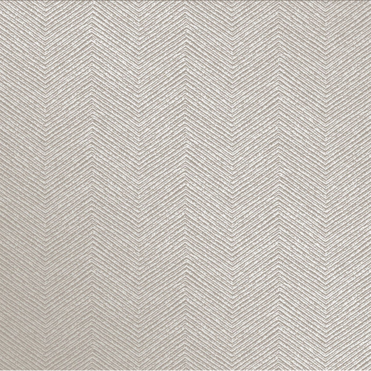Natural Cream Chevron Textured Non-Woven Wallpaper Roll
