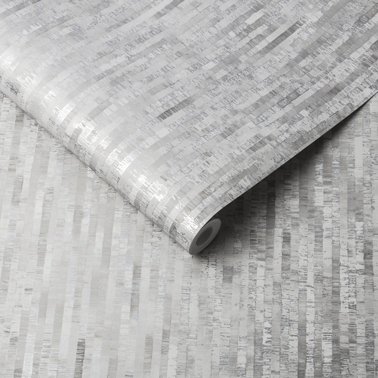 Betula Striped Metallic Wallpaper Roll