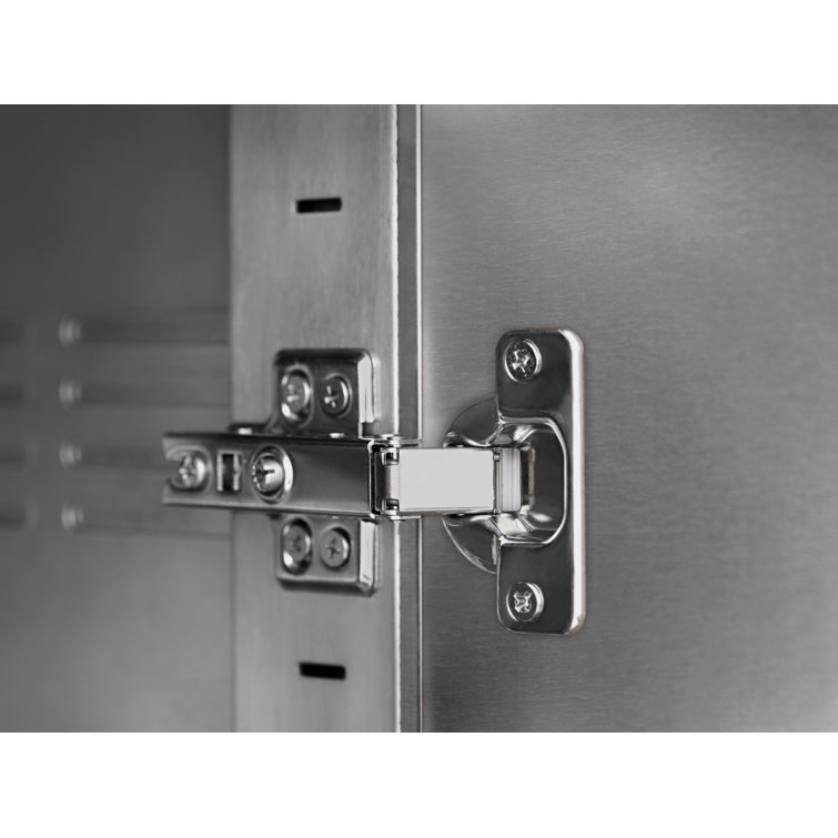 Stainless Steel 64" Outdoor Base Cabinet Set with Double Doors