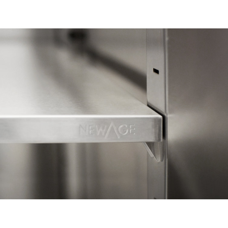 Stainless Steel 64" Outdoor Base Cabinet Set with Double Doors