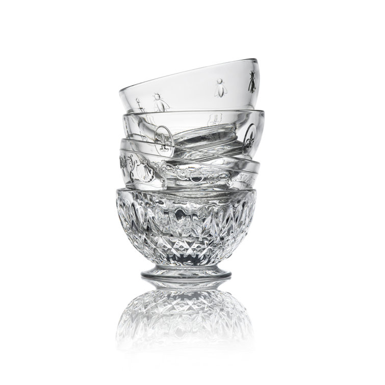 Versailles Clear Glass 21 oz. Microwave and Dishwasher Safe Bowls
