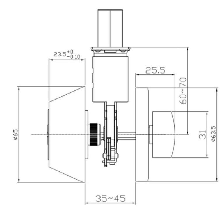 Polished Brass Single Cylinder Universal Door Deadbolt