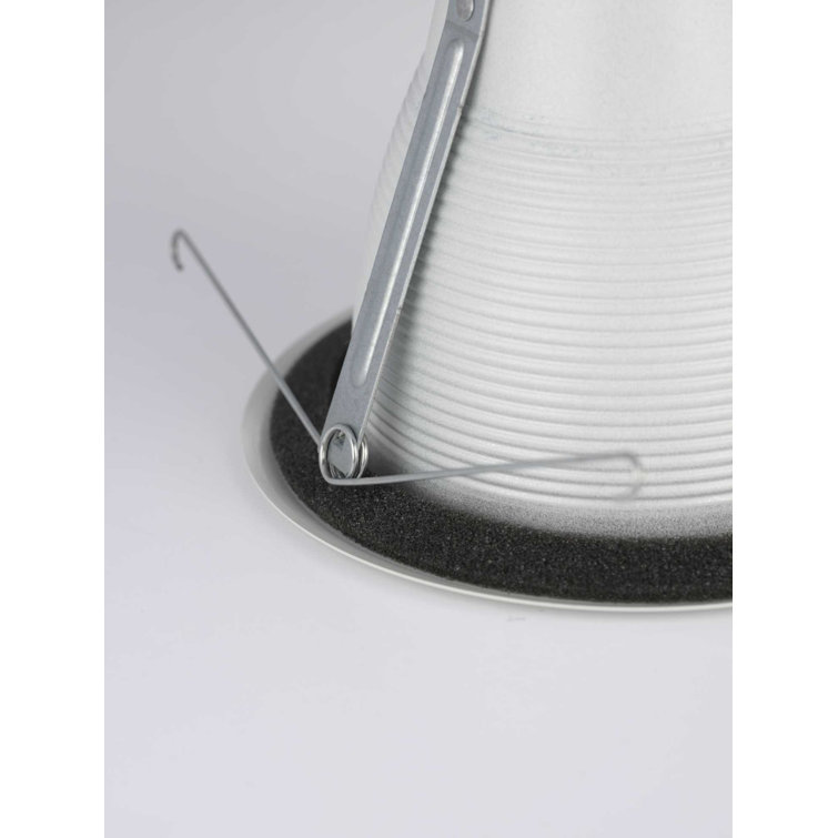5" Black Indoor/Outdoor Step Baffle Recessed Trim