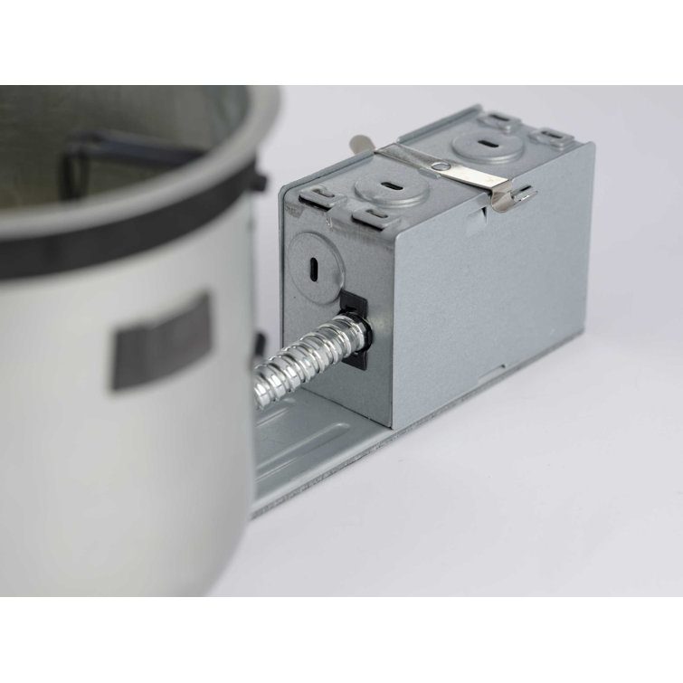 5" Gray Steel LED Recessed Housing with Airtight Seal