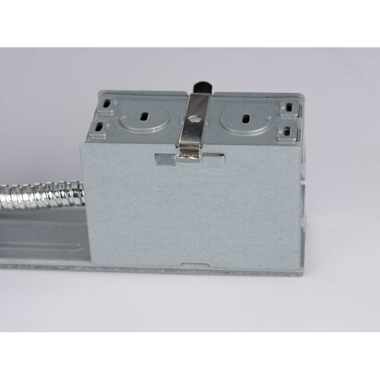 5" Gray Steel LED Recessed Housing with Airtight Seal
