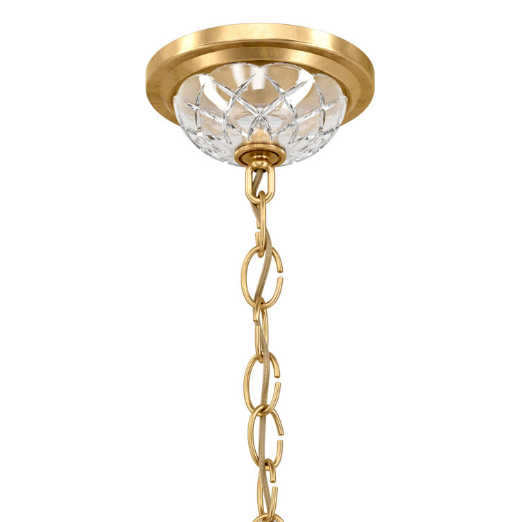 Heirloom Gold Mini Pendant with Spectra Clear Crystal