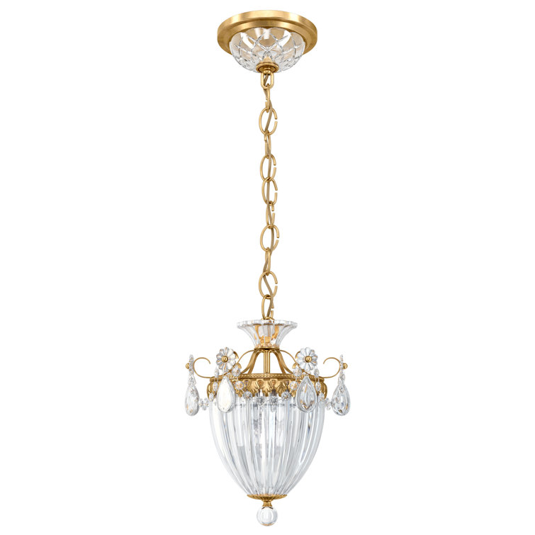 Heirloom Gold Mini Pendant with Spectra Clear Crystal