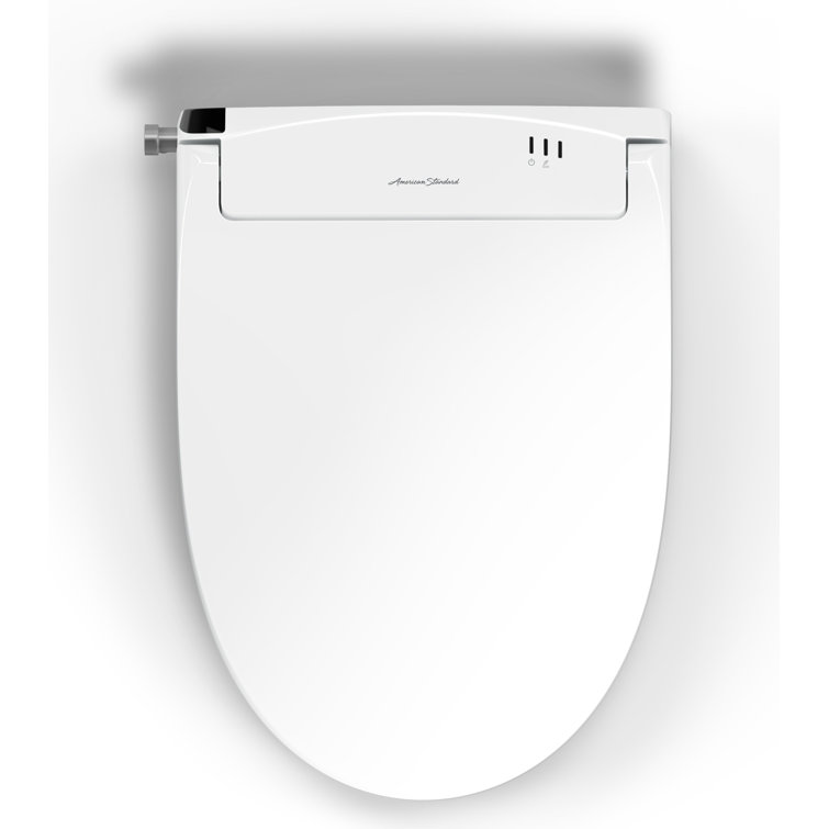 Advanced Clean White Elongated Electric Bidet Seat with Heated Feature
