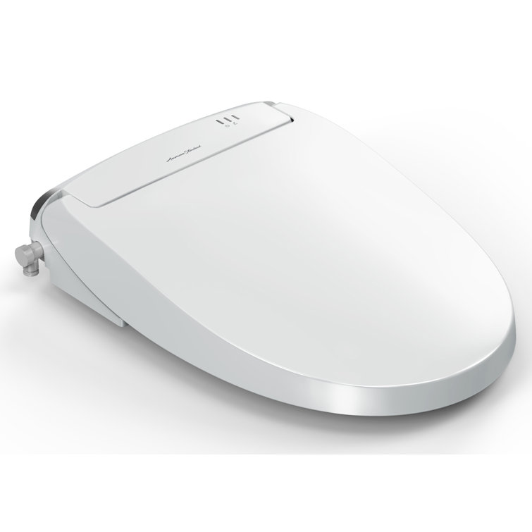Advanced Clean White Elongated Electric Bidet Seat with Heated Feature