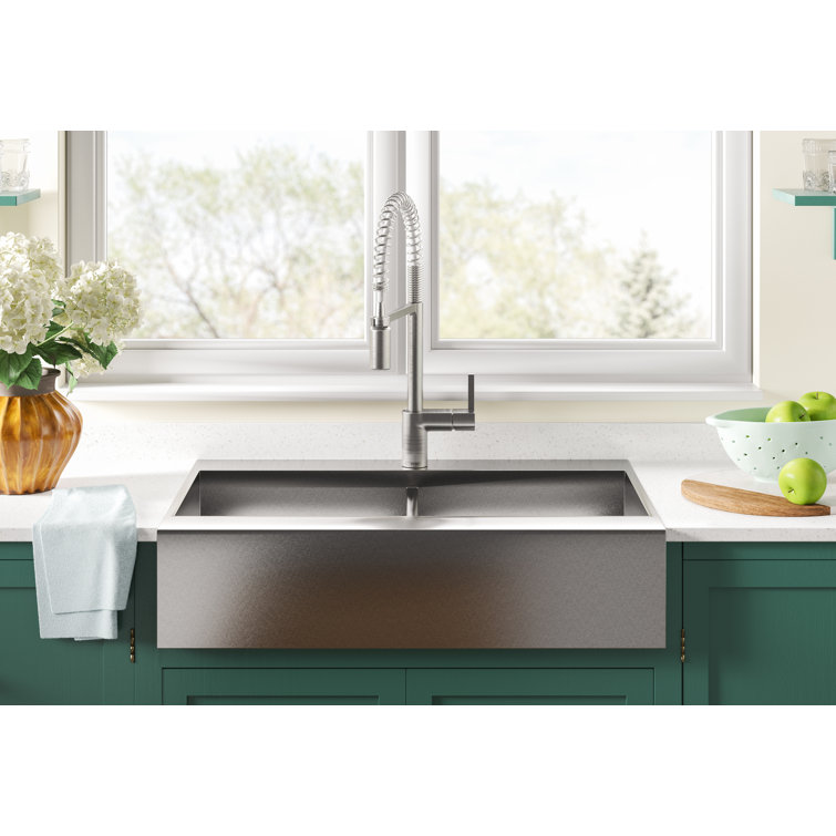 Stainless Steel Touchless Pull-Down Kitchen Faucet with Spray